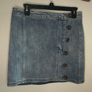 Boutique Wishlist Stretchy Denim Skirt